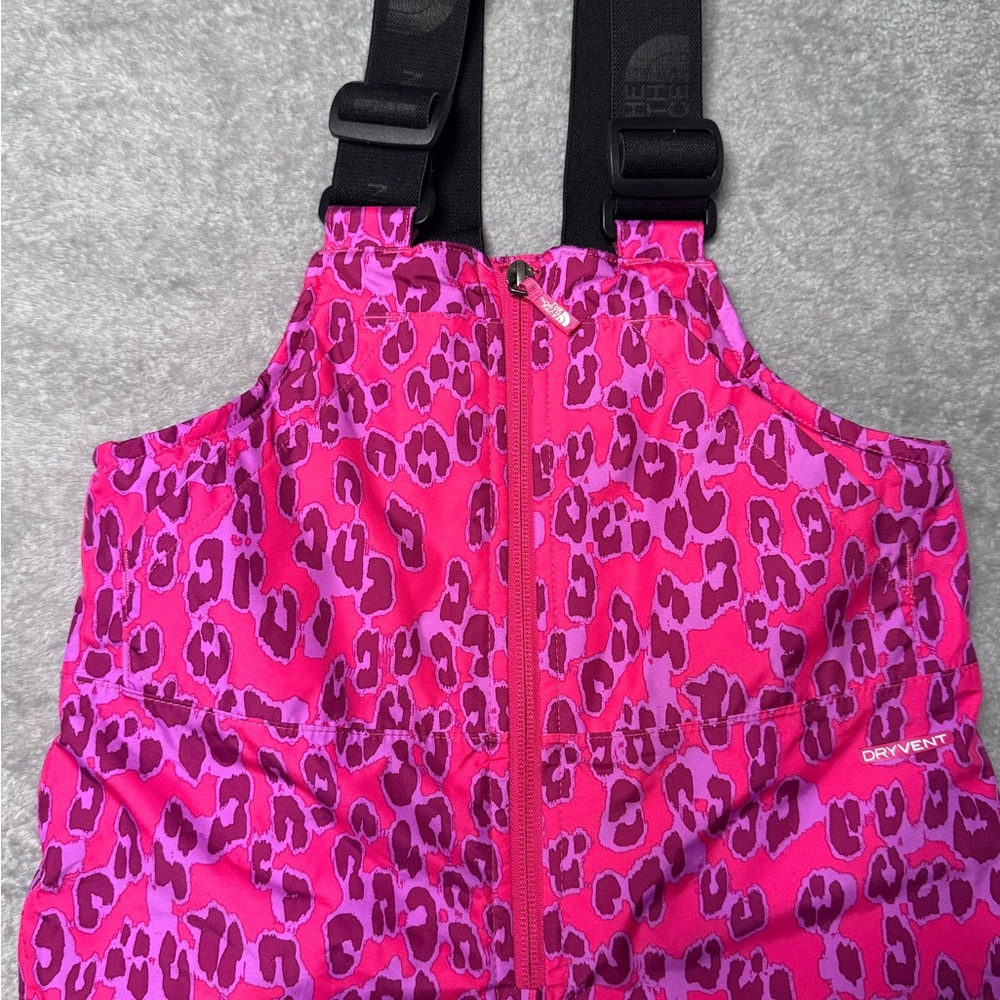 The North Face Fuchsia and Purple Animal Print Jacket